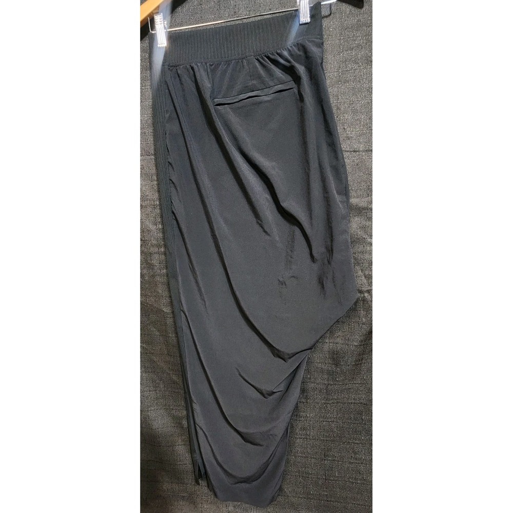 Athleta Women's 26 Brooklyn Athletic Jogger Pants Solid Black Pockets Casual NEW
